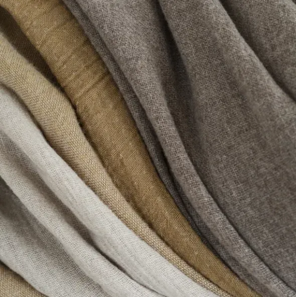 Decke -DOUBLE- Farbe Tan 130 x 200 cm