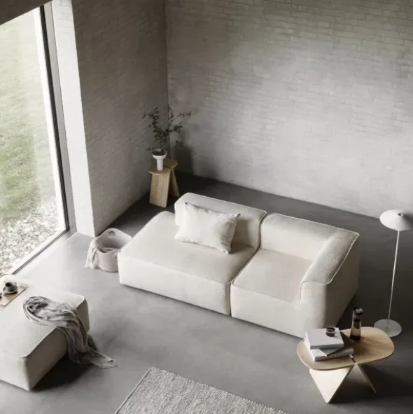 Decke -MELANGE- Farbe Steel Gray - Größe 130 x 200 cm