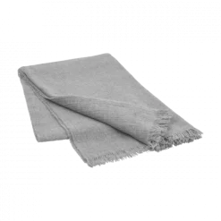 Decke -MERINO- Farbe Sharkskin - Größe 130 x 200 cm