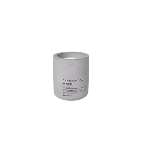 Duftkerze -FRAGA- Farbe Micro Chip - Größe Ø 9 cm, Duft: Sandalwood Myrrh