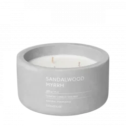 Duftkerze -FRAGA- Farbe Micro Chip - Größe Ø 13 cm, Duft: Sandalwood Myrrh