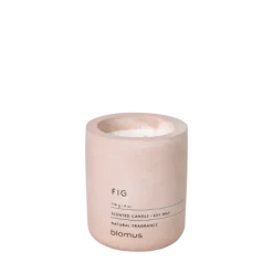 Duftkerze -FRAGA- Farbe Rose Dust - Größe Ø 6,5 cm, Duft: Fig