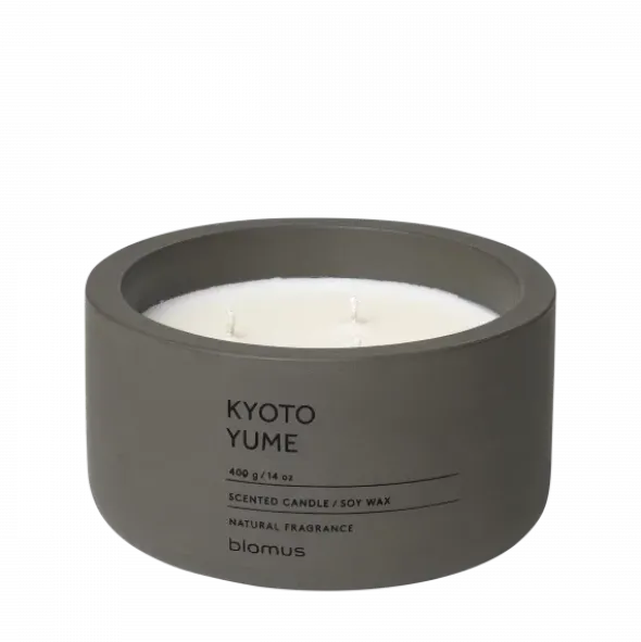 Duftkerze -FRAGA- Farbe Tarmac - Größe Ø 13 cm, Duft: Kyoto Yume