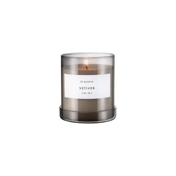 Duftkerze -VALOA- No. 04 Farbe Ashes of Roses - Größe L, Duft: Vetiver