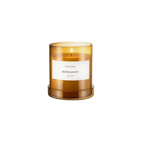 Duftkerze -VALOA- No. 03 Farbe Tan - Größe L, Duft: Bergamot