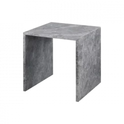 2er Set Beistelltische -VARU- Farbe Tundra Gray - aus Marmor