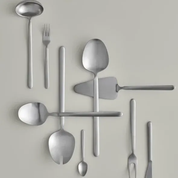 4er Set Espressolöffel -STELLA- Farbe Silber