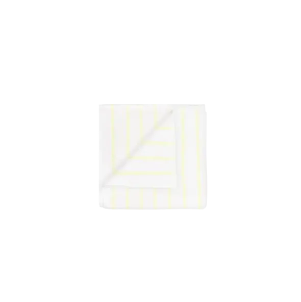 2er Set Gästehandtücher -ARTO- Farbe White/Transparent Yellow - Größe 30 x 50 cm