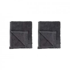 2er Set Gästehandtücher -FRINO- Farbe Magnet - Größe 30 x 50 cm