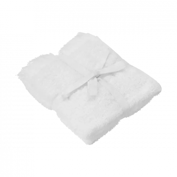 2er Set Gästehandtücher -FRINO- Farbe White - Größe 30 x 50 cm