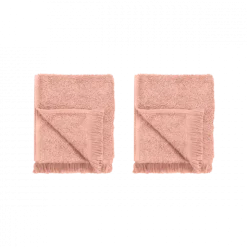 2er Set Gästehandtücher -FRINO- Farbe Misty Rose - Größe 30 x 50 cm