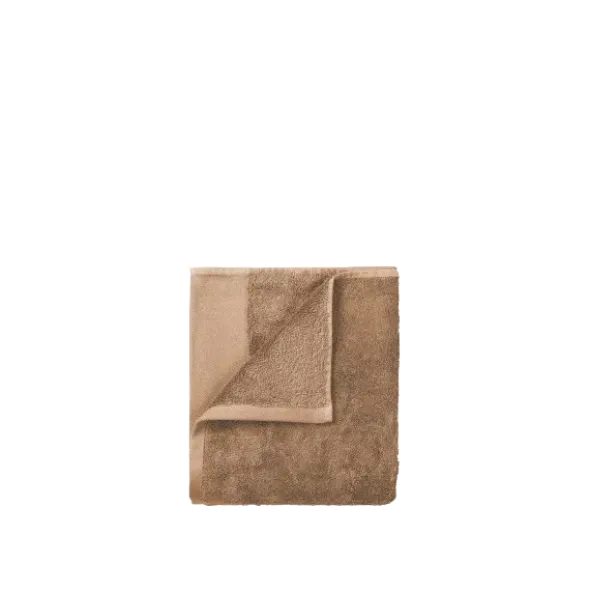 2er Set Gästehandtücher -RIVA- Farbe Tan - Größe 50 x 30 cm