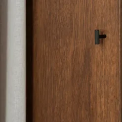 2er Set Wandhaken länglich -ROF- Farbe Black - Größe Ø 1 cm