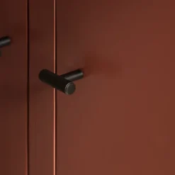 2er Set Wandhaken länglich -ROF- Farbe Black - Größe Ø 1 cm
