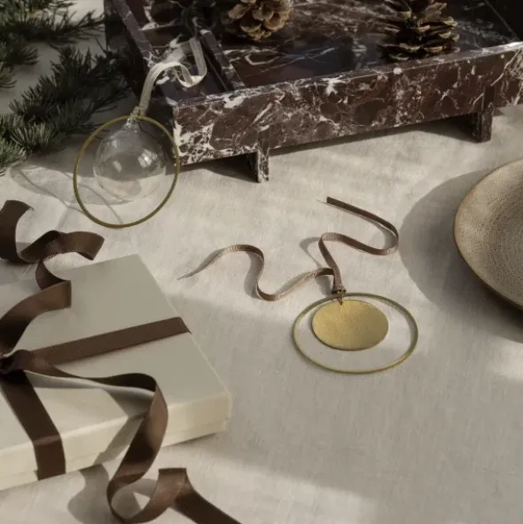 4er Set Weihnachtsschmuck -KITAI- Farbe Gold/Klar - Form: Kugel