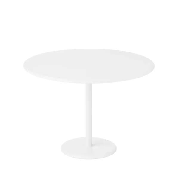 Garten Beistelltisch -STAY- Farbe White - Größe Ø 50 cm