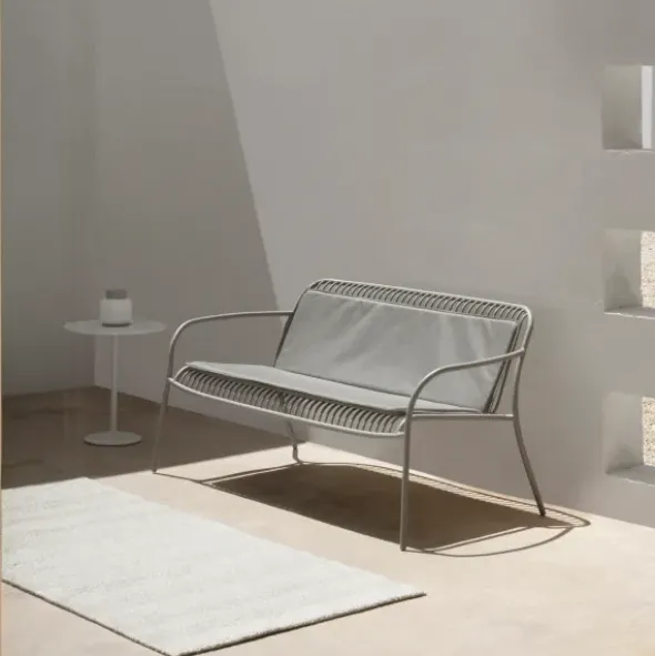 Garten Beistelltisch -STAY- Farbe White - Größe Ø 40 cm
