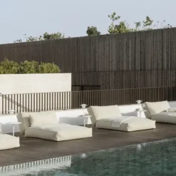 Garten Beistelltisch -STAY- Farbe White - Größe Ø 40 cm