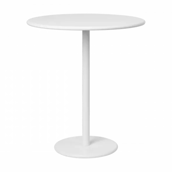 Garten Beistelltisch -STAY- Farbe White - Größe Ø 40 cm