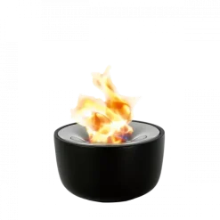 Gelfeuerstelle -FUOCO- aus poliertem Edelstahl Ø 18,5 cm