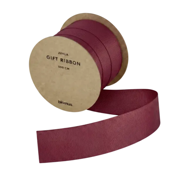 Geschenkband -JUHLA- Farbe Port - Größe M