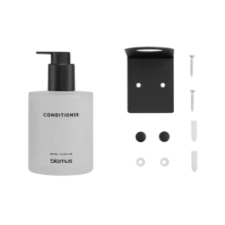 Glasflasche Conditioner -KIREI- Farbe White - Größe 350 ml, Schrauben