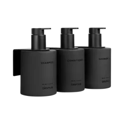 Glasflaschen Set -KIREI- Farbe Smoke - Größe 3 x 350 ml, Kleben