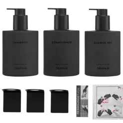 Glasflaschen Set -KIREI- Farbe Smoke - Größe 3 x 350 ml, Kleben
