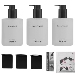Glasflaschen Set -KIREI- Farbe White - Größe 3 x 350 ml, Kleben