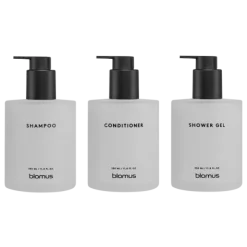 Glasflaschen Set -KIREI- Farbe White - Größe 3 x 350 ml, Schrauben