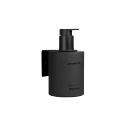 Glasflasche Shampoo -KIREI- Farbe Smoke - Größe 350 ml, Schrauben