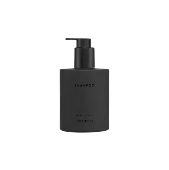 Glasflasche Shampoo -KIREI- Farbe Smoke - Größe 350 ml, Schrauben