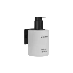 Glasflasche Shampoo -KIREI- Farbe White - Größe 350 ml, Schrauben