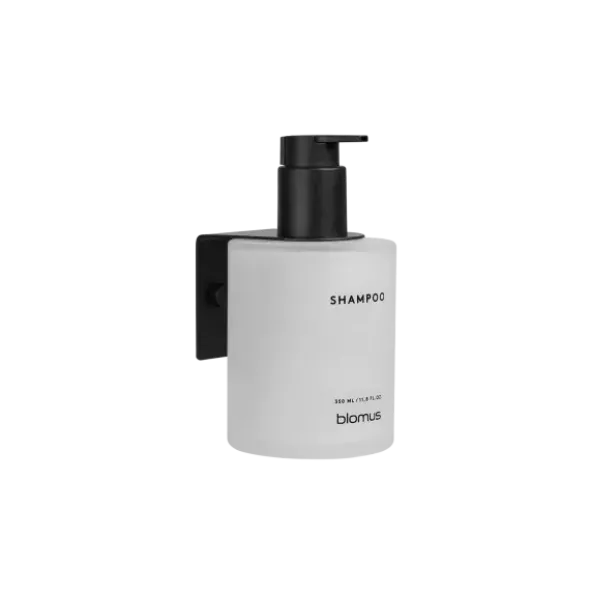 Glasflasche Shampoo -KIREI- Farbe White - Größe 350 ml, Schrauben
