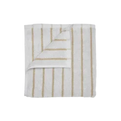 Handtuch -ARTO- Farbe Micro Chip/Tan Größe - 50 x 100 cm, schmale Streifen