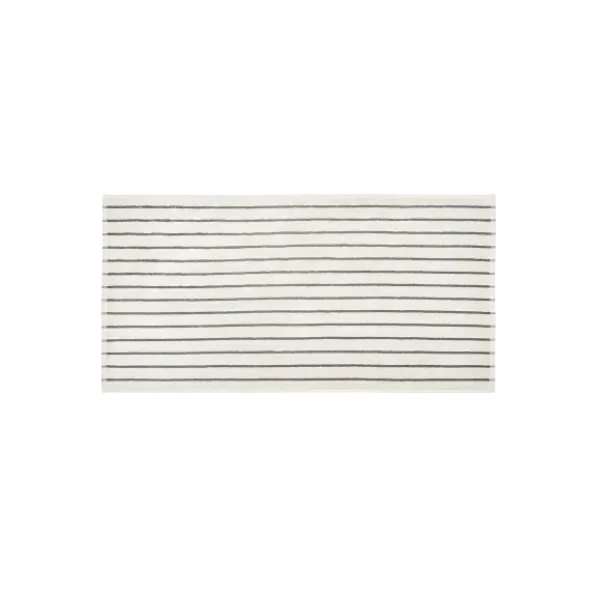 Handtuch -ARTO- Farbe Moonbeam/Magnet - Größe 50 x 100 cm, schmale Streifen
