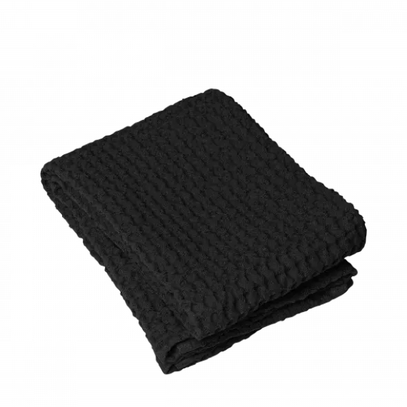 Handtuch -CARO- Black 50 x 100 cm
