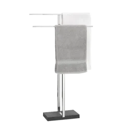 Handtuchständer -MENOTO- Farbe Edelstahl poliert - Größe 86 cm