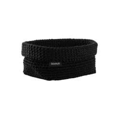 Häkelkorb -TELA- Farbe Black - Größe L