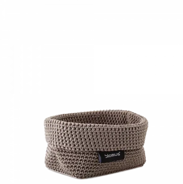 Häkelkorb -TELA- Farbe Taupe - Größe M