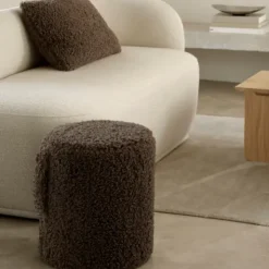 Hocker -TEDDY- Farbe Espresso