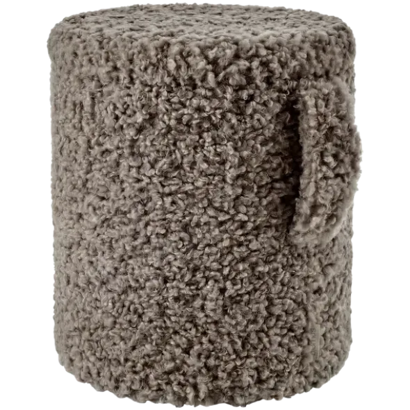 Hocker -TEDDY- Farbe Espresso, mit Stauraum
