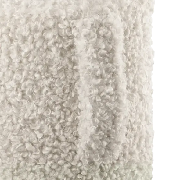 Hocker -TEDDY- Farbe Moonbeam
