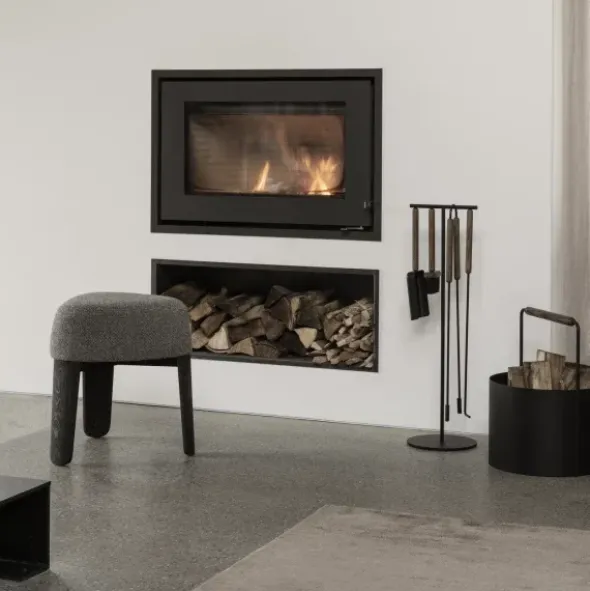Holzkorb -ASHI- Farbe Brown Oak Größe M