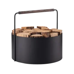 Holzkorb -ASHI- Farbe Brown Oak Größe L
