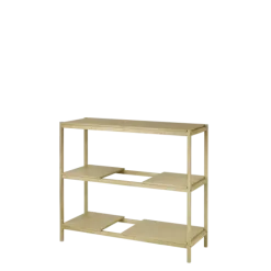 Holzregal -SUKOYA- Farbe natürlich geölt - Größe S, 105 x 92 cm