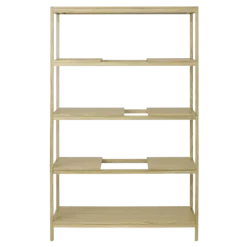 Holzregal -SUKOYA- Farbe natürlich geölt - Größe L, 105 x 170 cm
