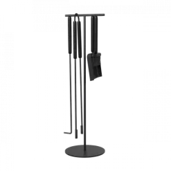 Kaminbesteck 5-tlg. -ASHI- Black Oak
