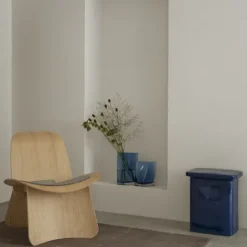 Keramikhocker -TOKI- Farbe Mazarine Blue - T-Shape