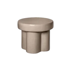 Keramik Hocker -TORU- Farbe Fungi - Form niedrig